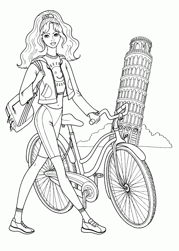 Barbie Coloring Pages Barbie for Girls Printable 2021 0554 Coloring4free