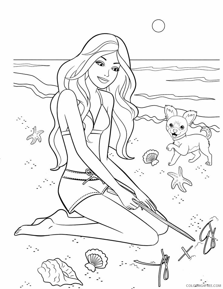 Barbie Coloring Pages Barbie for Kids Printable 2021 0557 Coloring4free