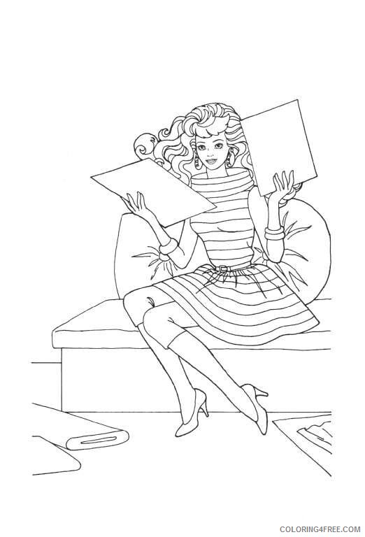 Barbie Coloring Pages barbie CH0re Printable 2021 0536 Coloring4free