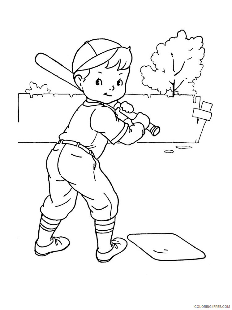 Baseball Coloring Pages Baseball 5 Printable 2021 0715 Coloring4free