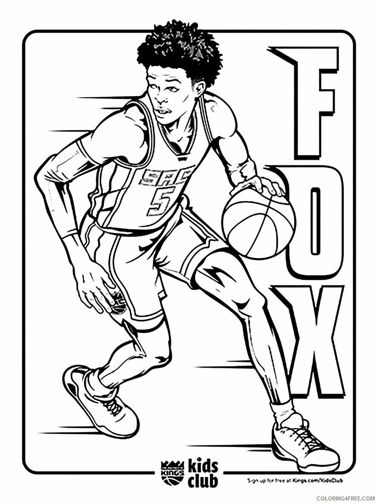 Basketball Coloring Pages Basketball 10 Printable 2021 0786 Coloring4free