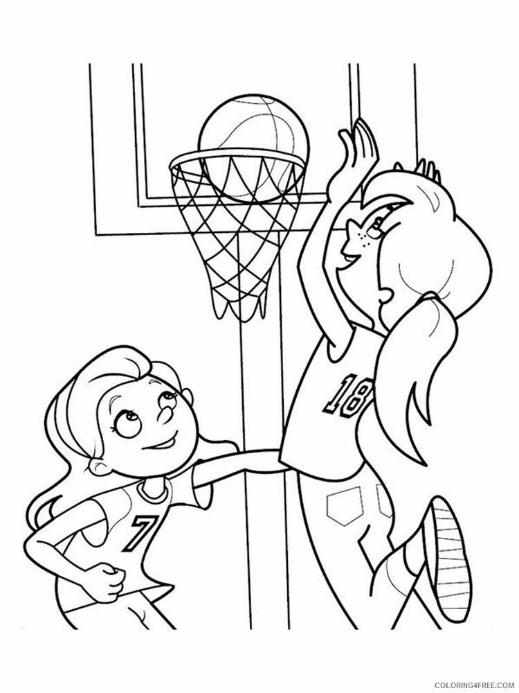 Basketball Coloring Pages Basketball 2 Printable 2021 0790 Coloring4free