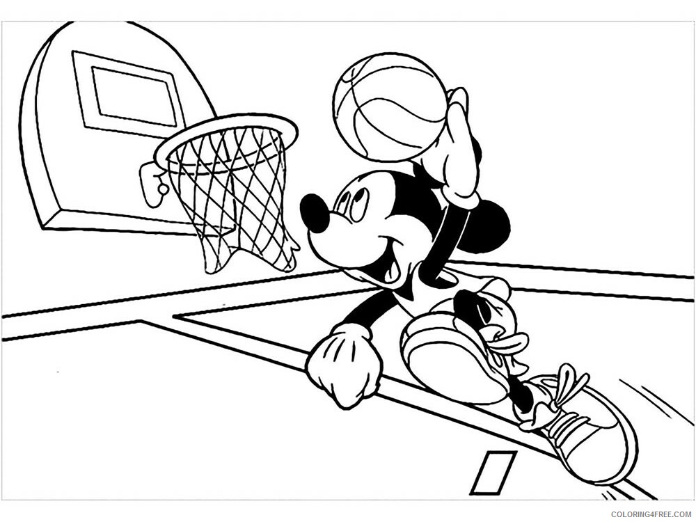 Basketball Coloring Pages Basketball 9 Printable 2021 0796 Coloring4free