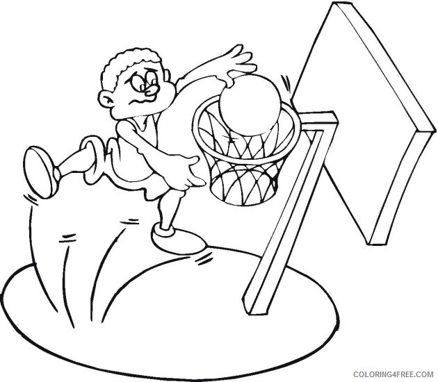 Basketball Coloring Pages Basketball for Boys Printable 2021 0797 Coloring4free
