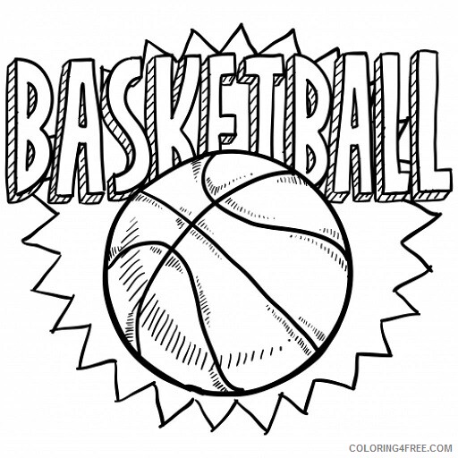 Basketball Coloring Pages basketball Printable 2021 0751 Coloring4free