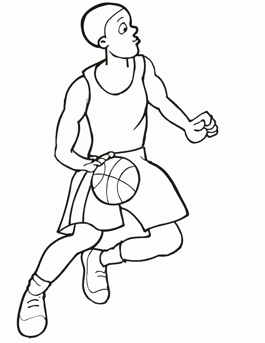 Basketball Coloring Pages basketball_28 Printable 2021 0765 Coloring4free