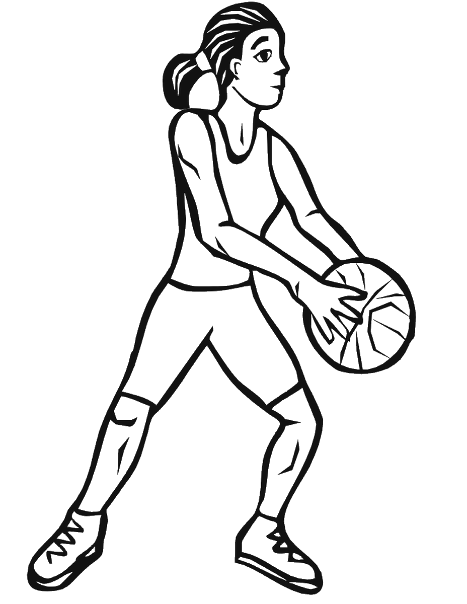Basketball Coloring Pages basketballc35 Printable 2021 0777 Coloring4free