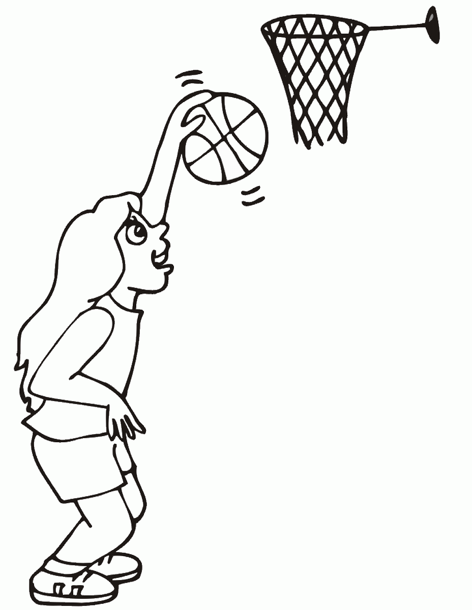 Basketball Coloring Pages basketballc38f Printable 2021 0780 Coloring4free