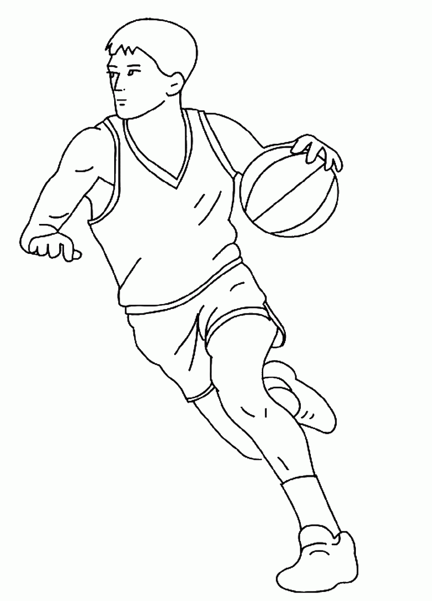 Basketball Coloring Pages basketballc43 Printable 2021 0782 Coloring4free
