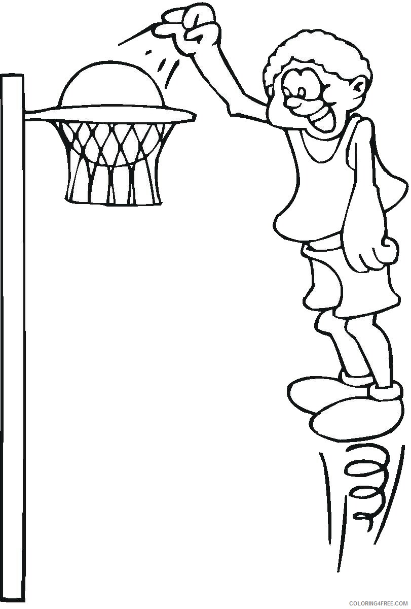 Basketball Coloring Pages basketballc47 Printable 2021 0784 Coloring4free
