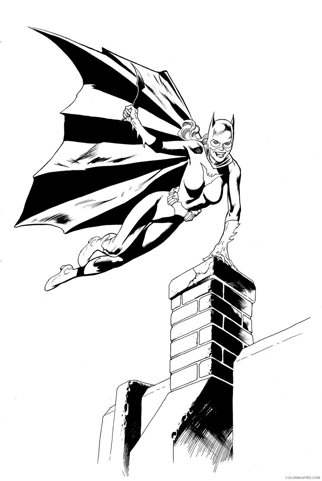 Batgirl Coloring Pages Batgirl Pictures Printable 2021 0830 Coloring4free