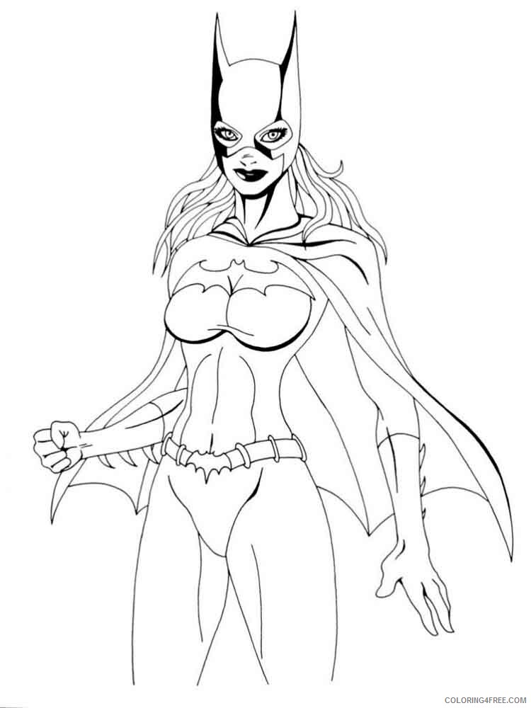 Batgirl Coloring Pages batgirl 4 Printable 2021 0823 Coloring4free