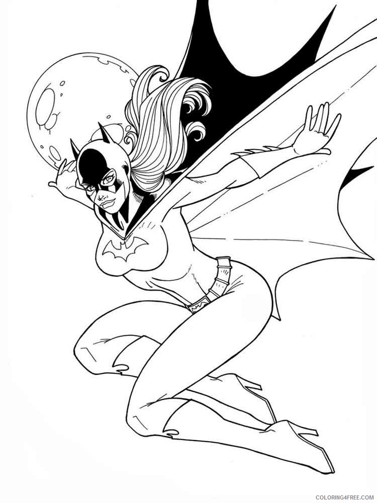 Batgirl Coloring Pages batgirl 9 Printable 2021 0827 Coloring4free