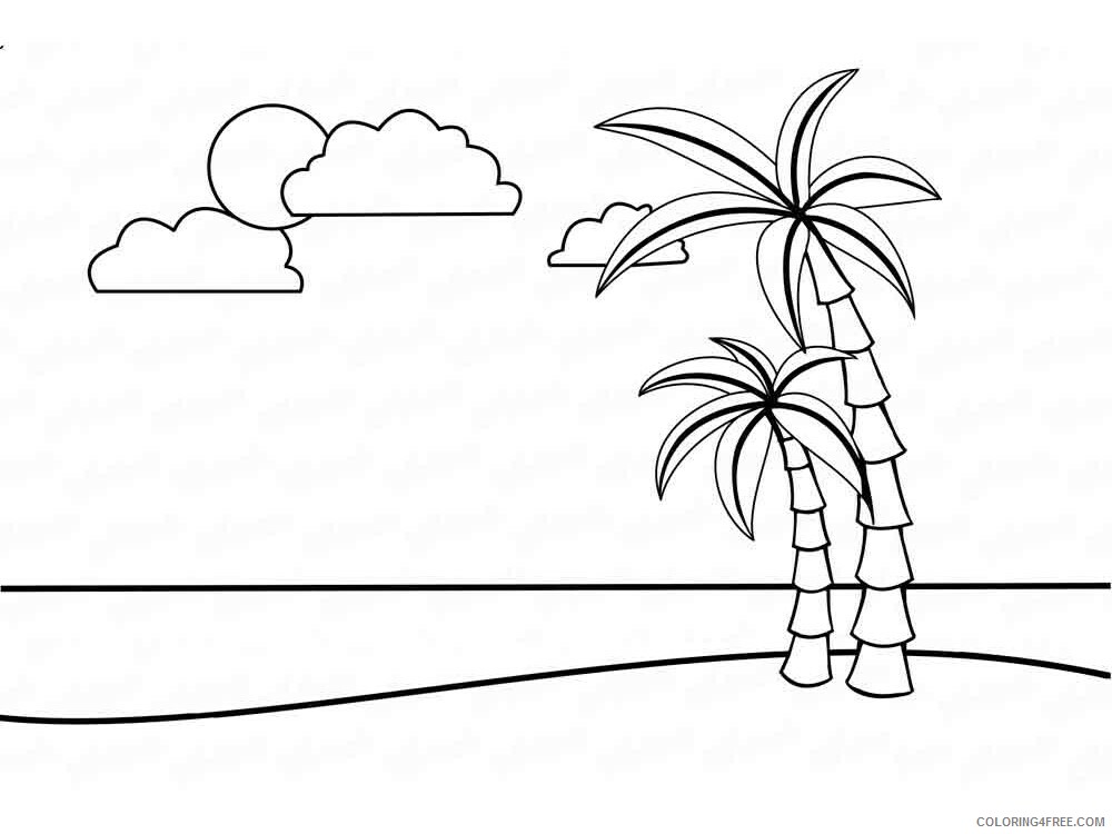Beach Coloring Pages Nature Beach 13 Printable 2021 070 Coloring4free
