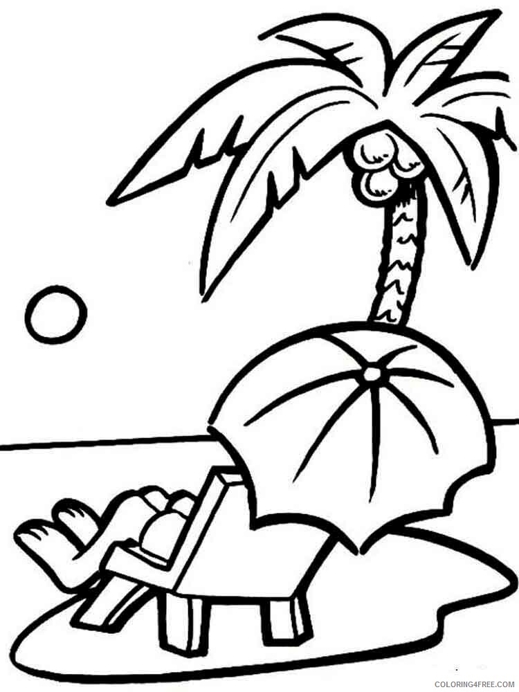 Beach Coloring Pages Nature Beach 4 Printable 2021 074 Coloring4free