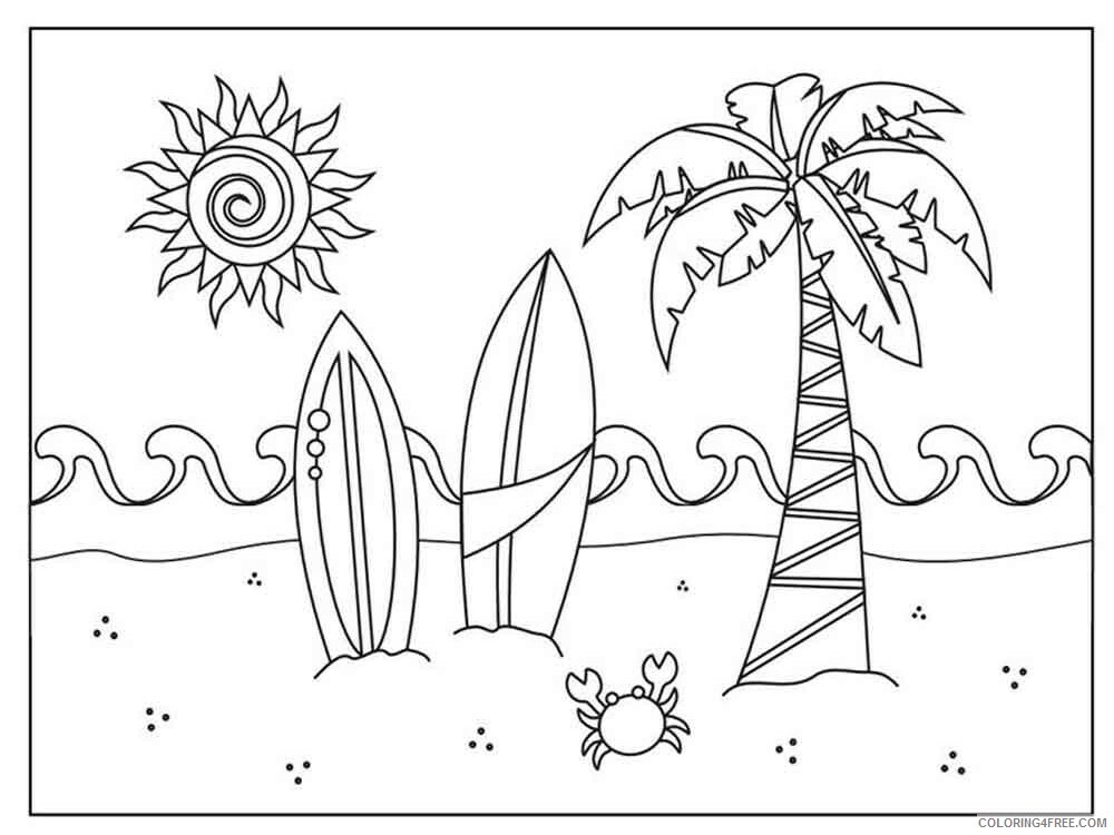 Beach Coloring Pages Nature Beach 8 Printable 2021 076 Coloring4free