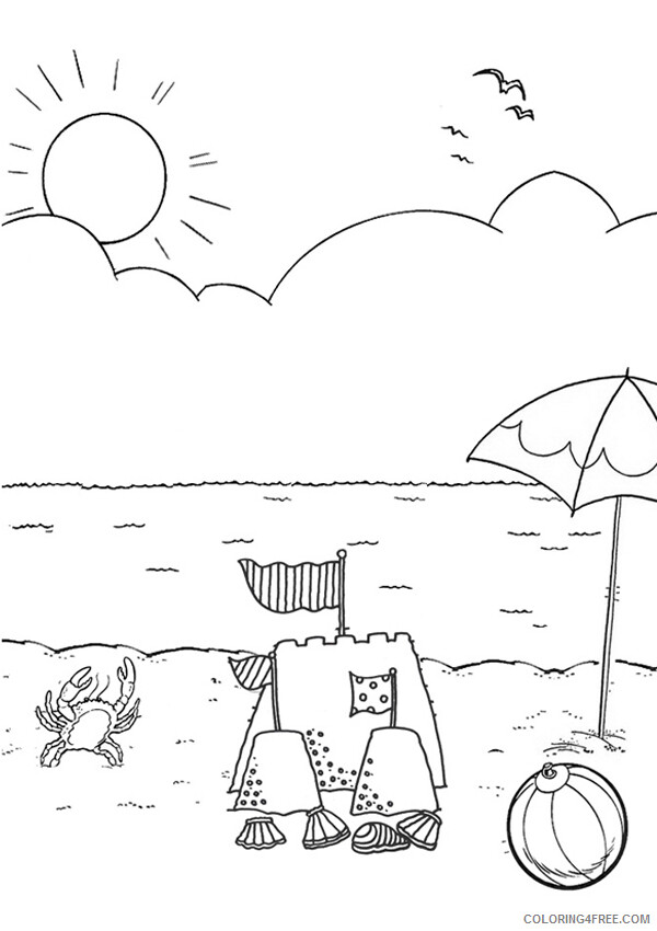 Beach Coloring Pages Nature Beach Pictures Printable 2021 065 Coloring4free