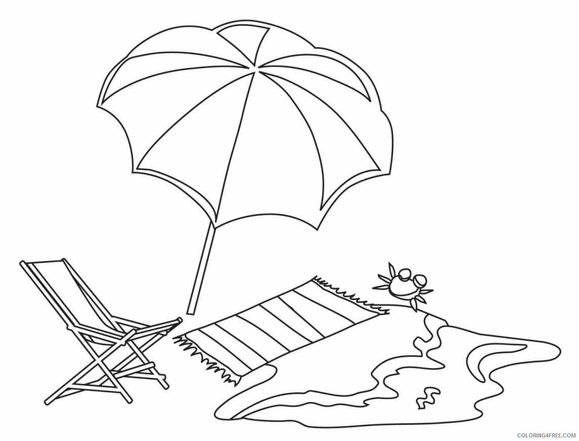 Beach Coloring Pages Nature Printable Beach Printable 2021 098 Coloring4free