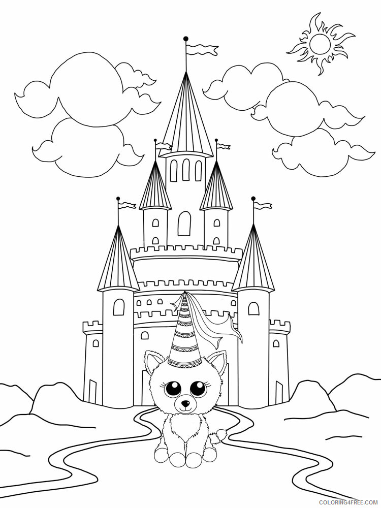Beanie Boo Coloring Pages Beanie Boo 11 Printable 2021 0843 Coloring4free