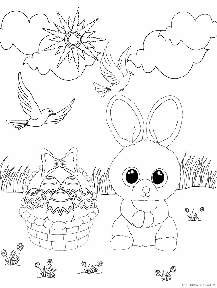 Beanie Boo Coloring Pages Beanie Boo 18 Printable 2021 0850 Coloring4free
