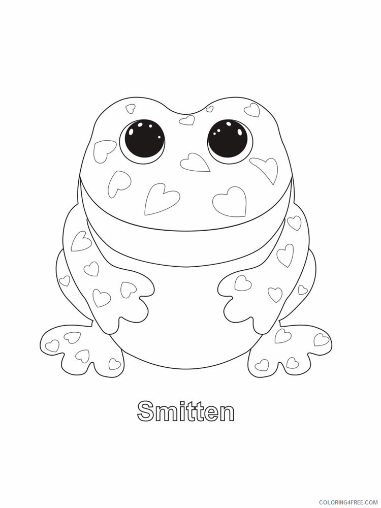 Beanie Boo Coloring Pages Beanie Boo 3 Printable 2021 0852 Coloring4free
