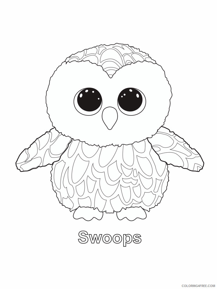 Beanie Boo Coloring Pages Beanie Boo 4 Printable 2021 0853 Coloring4free
