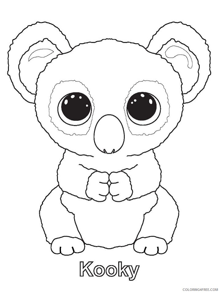 Beanie Boo Coloring Pages marvelous ideas free Printable 2021 0864 Coloring4free