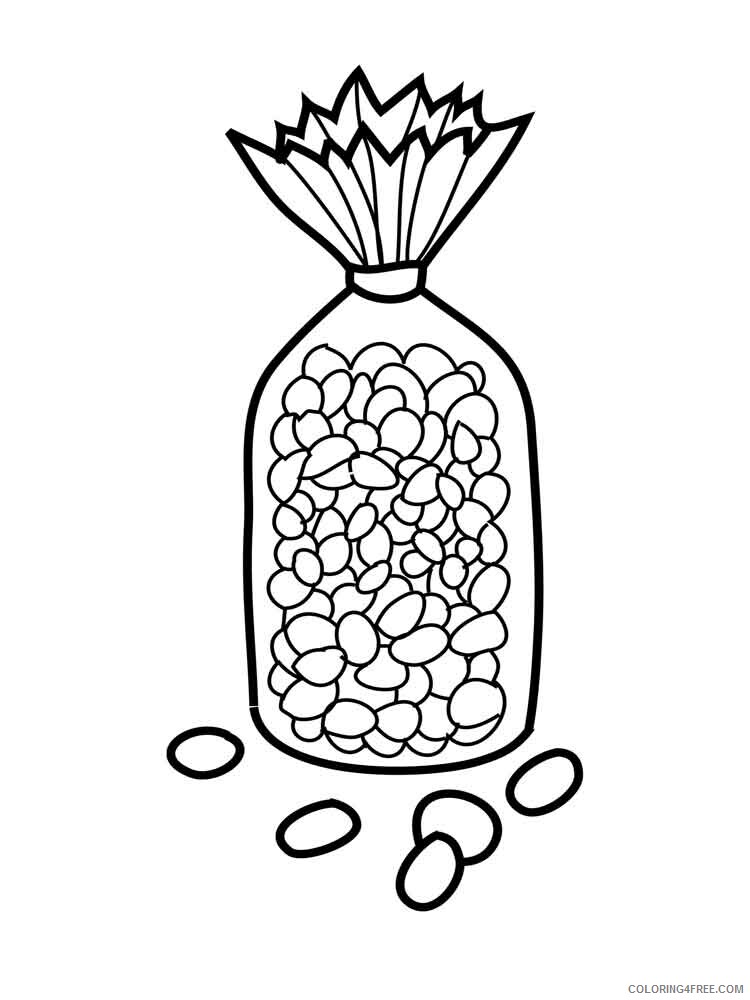 Beans Coloring Pages Vegetables Food Vegetables Beans 8 Printable 2021 465 Coloring4free