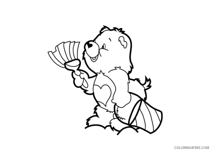 Bear Heart Coloring Pages Tenderheart bear Printable 2021 0870 Coloring4free