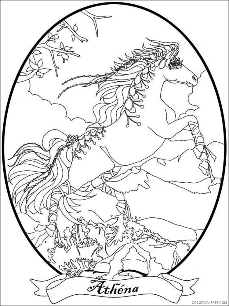 Bella Sara Coloring Pages Bella Sara 1 Printable 2021 0871 Coloring4free