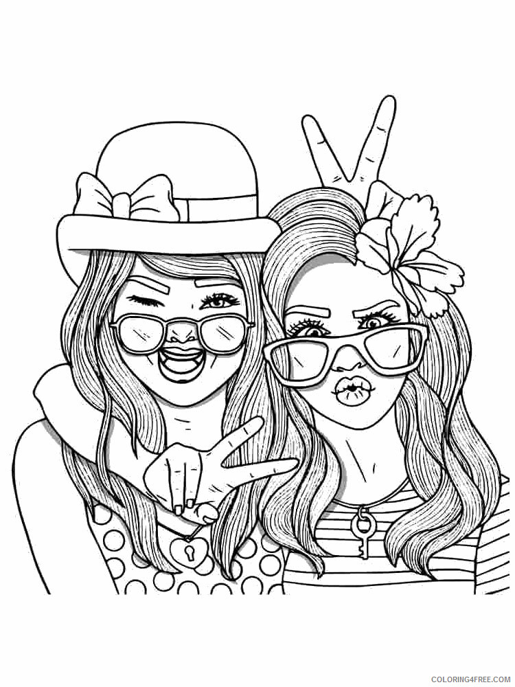 Best Friend Coloring Pages Best friend 7 Printable 2021 0888 Coloring4free