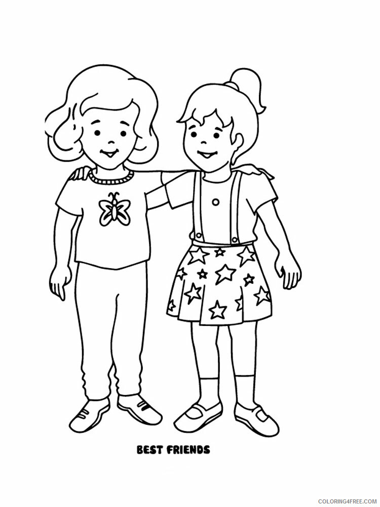Best Friend Coloring Pages Best friend 9 Printable 2021 0890 Coloring4free