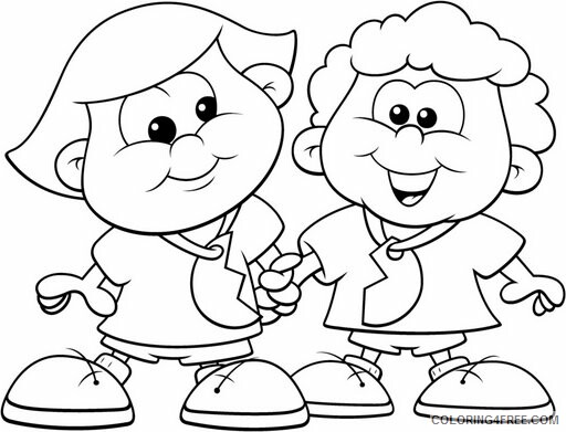 Best Friend Coloring Pages Free Best Friends Printable 2021 0895 Coloring4free