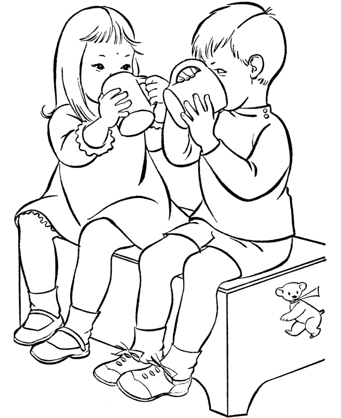 Best Friend Coloring Pages Two Best Friends Printable 2021 0900 Coloring4free