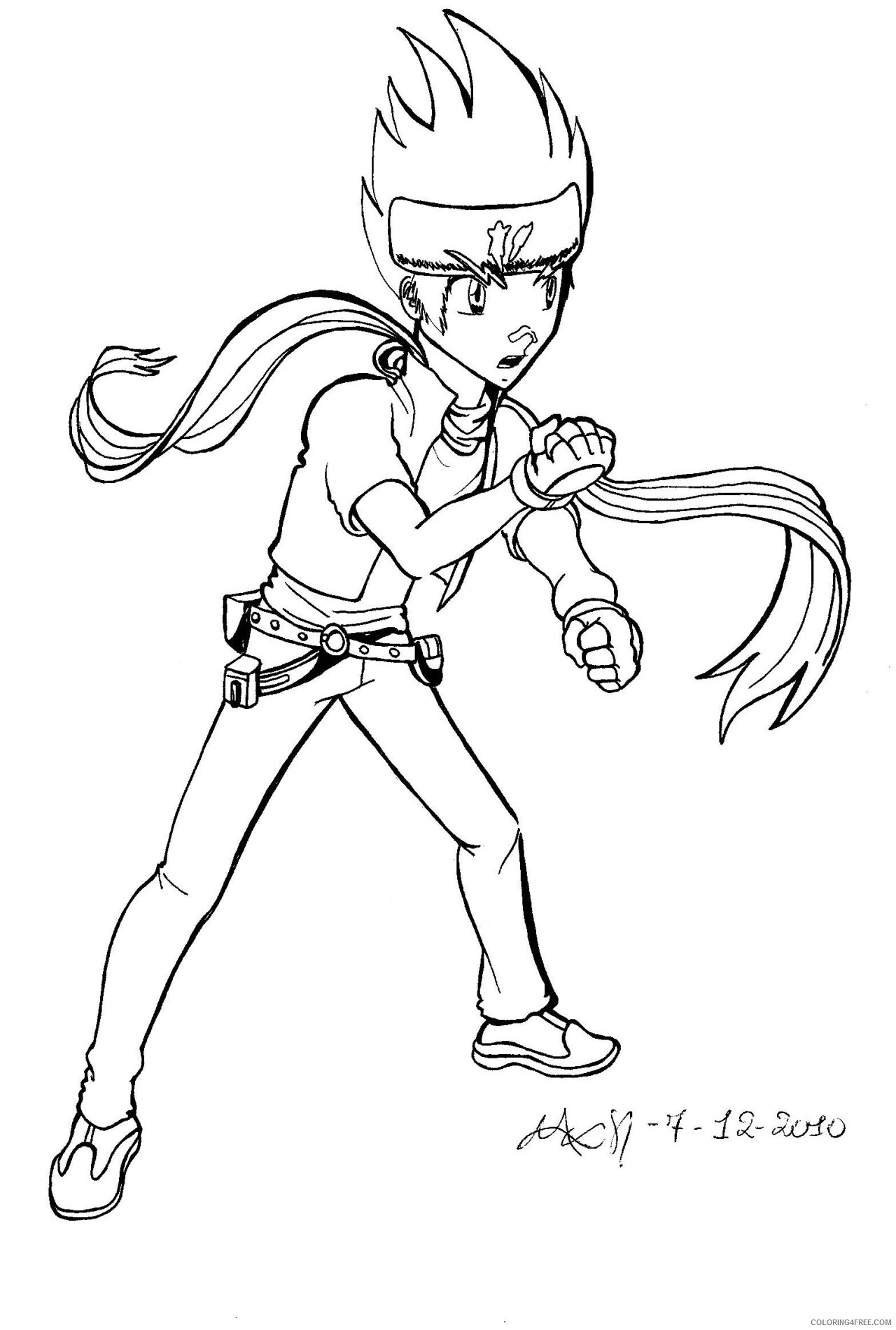 Beyblade Coloring Pages Anime Beyblade Printable 2021 018 Coloring4free
