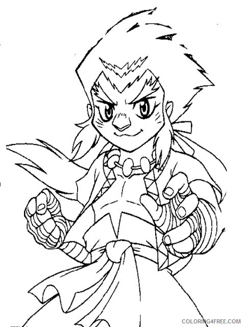 Beyblade Coloring Pages Anime Free Beyblade 2 Printable 2021 037 Coloring4free
