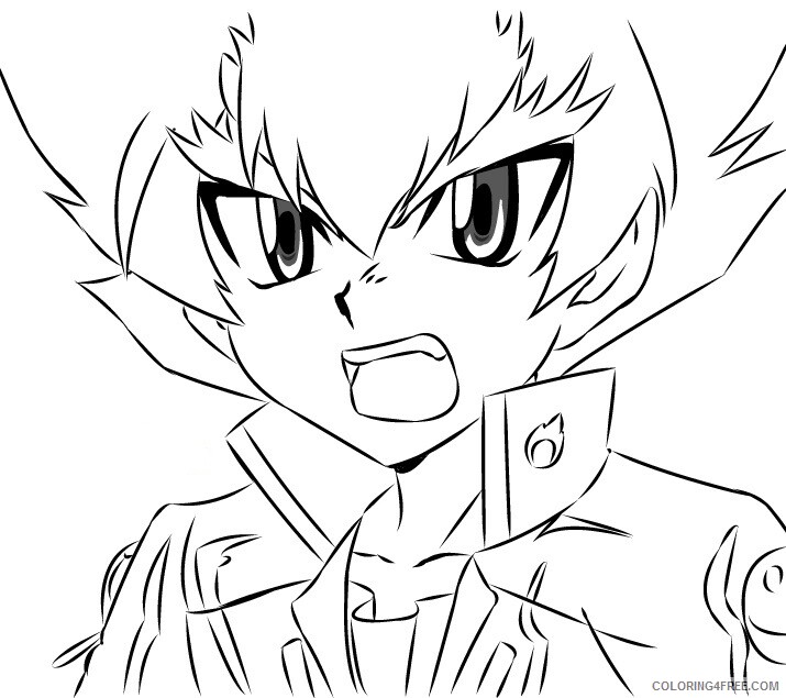 Beyblade Coloring Pages Anime Free Beyblade Printable 2021 035 Coloring4free