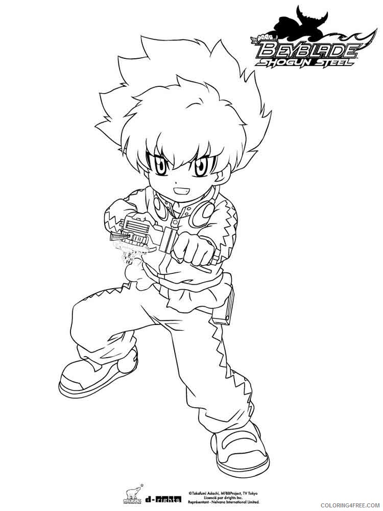 Beyblade Coloring Pages Anime beyblade 14 Printable 2021 022 Coloring4free