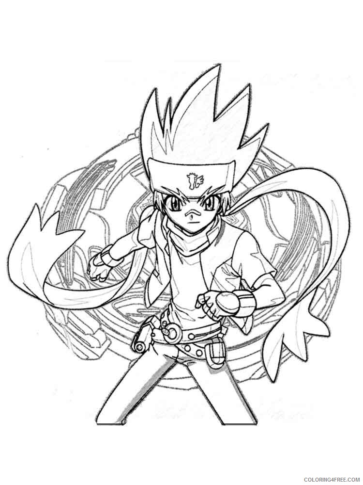 Beyblade Coloring Pages Anime beyblade 6 Printable 2021 027 Coloring4free