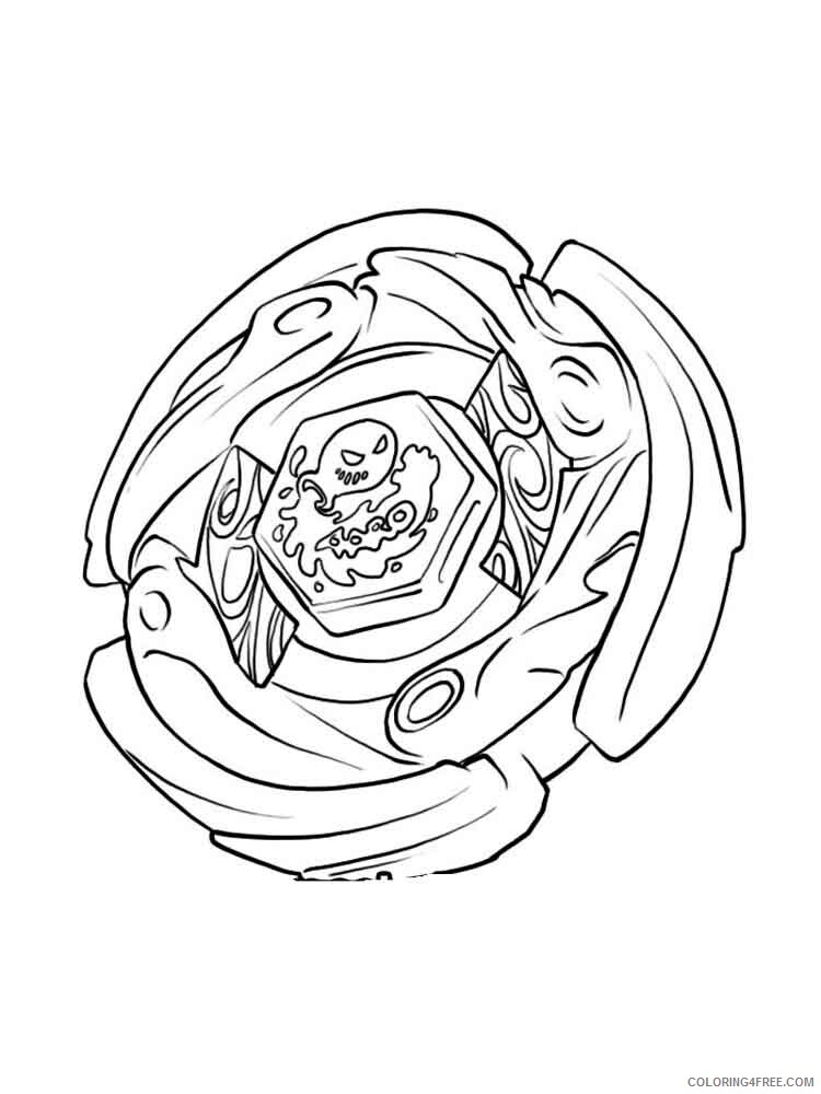 Beyblade Coloring Pages Anime beyblade 7 Printable 2021 028 Coloring4free