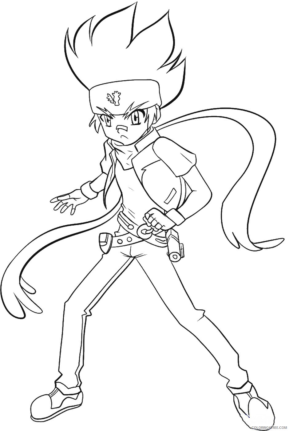 Beyblade Coloring Pages Anime beyblade_cl_06 Printable 2021 005 Coloring4free