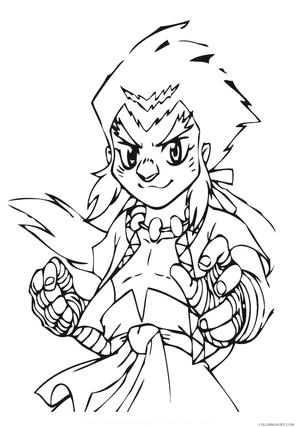 Beyblade Coloring Pages Anime beyblade_cl_21 Printable 2021 008 Coloring4free