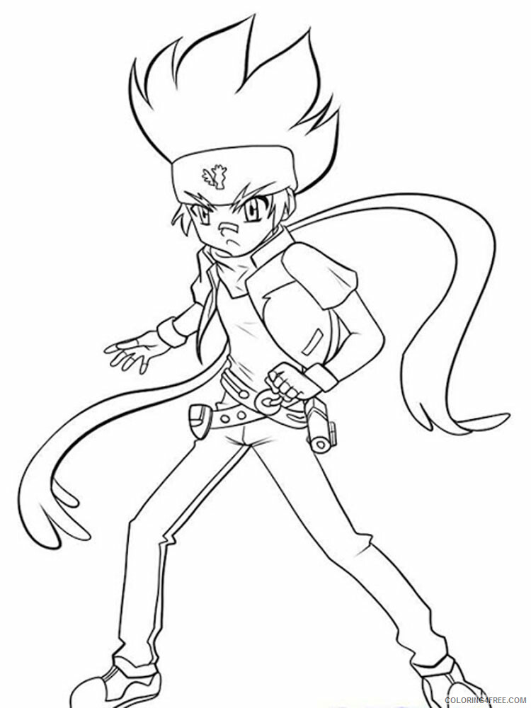 Beyblade Coloring Pages Anime pegasus beyblade for boys 10 Printable 2021 042 Coloring4free