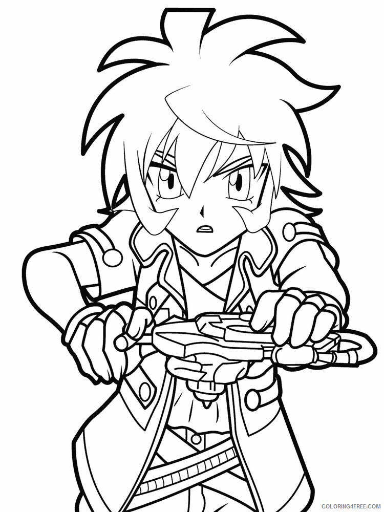 Beyblade Coloring Pages Anime pegasus beyblade for boys 2 Printable 2021 050 Coloring4free