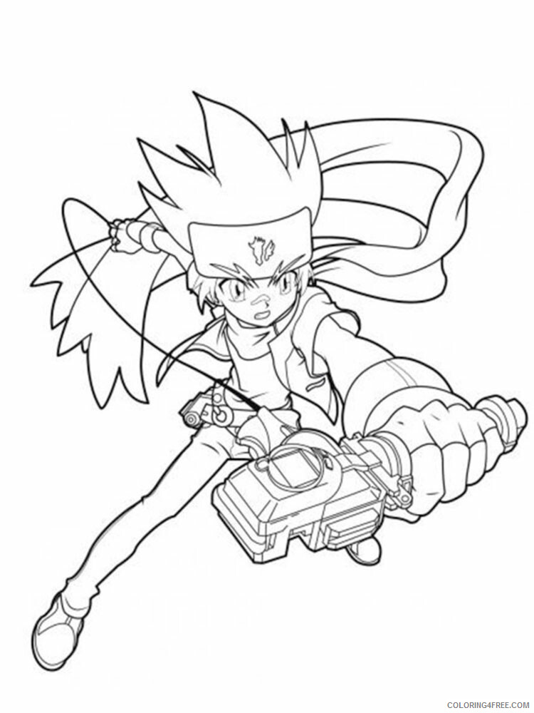 Beyblade Coloring Pages Anime pegasus beyblade for boys 20 Printable 2021 051 Coloring4free
