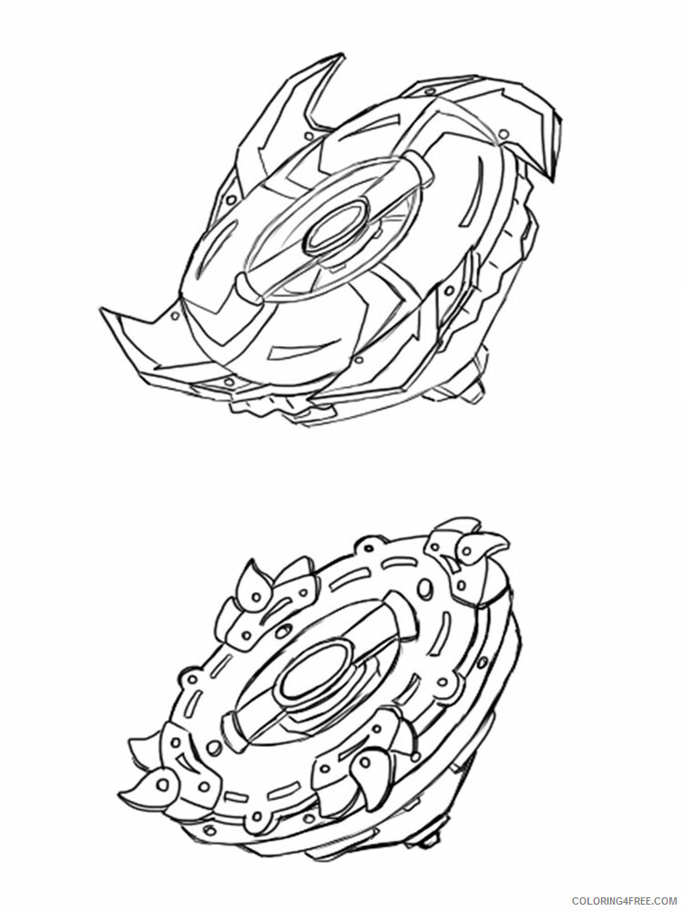 Beyblade Coloring Pages Anime pegasus beyblade for boys 5 Printable 2021 053 Coloring4free