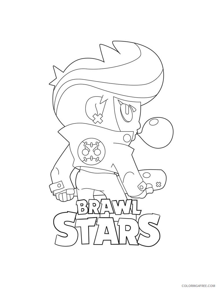 Bibi Coloring Pages Games Bibi brawl stars 2 Printable 2021 026 Coloring4free