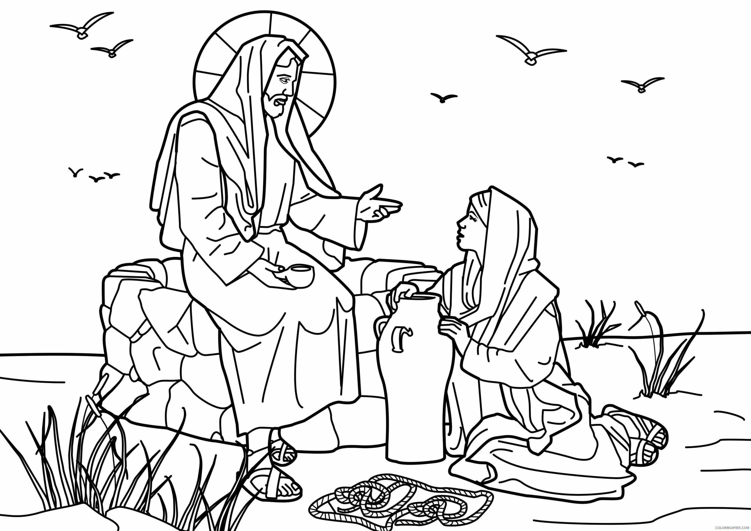 Bible Coloring Pages Bible Sheets Jesus for Kids Printable 2021 0944 Coloring4free