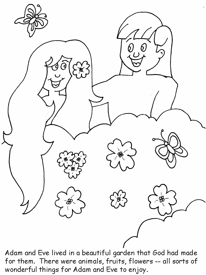 Bible Coloring Pages adamandeve6 Printable 2021 0917 Coloring4free
