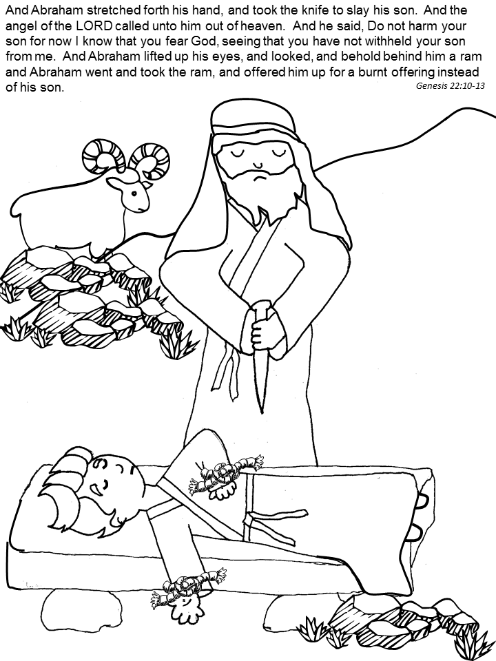 Bible Coloring Pages genesis22 Printable 2021 0978 Coloring4free